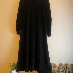 Chic Black Long Sleeve Dress